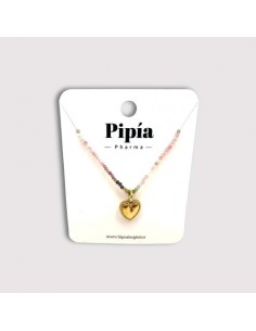 Collar Piedras Corazon