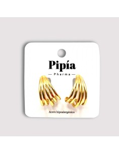 Pendientes Garra Dorada