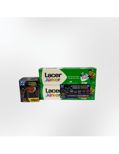 Lacer Junior Duplo Gel Dental Menta 2x75ml
